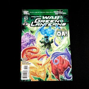 DC Comics Green Lantern 63 April 2011 Prologue War Johns Benes Syaf Hunter